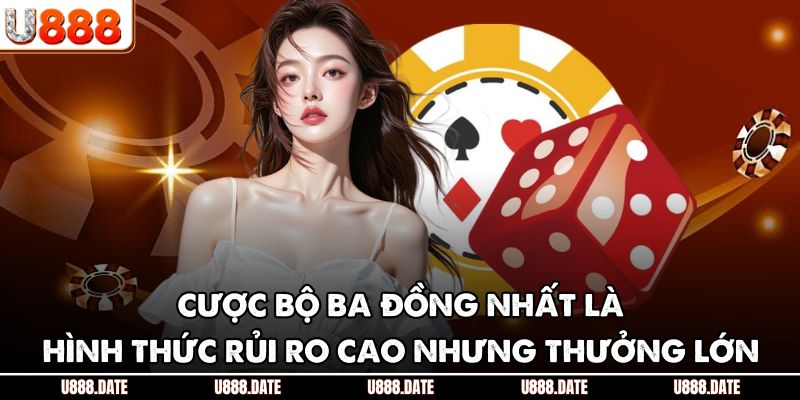 Tài Xỉu Trực Tuyến | Hướng Dẫn Cách Chơi & Mẹo Cược Hiệu Quả 3 Cược bộ ba đồng nhất là hình thức rủi ro cao nhưng thưởng lớn
